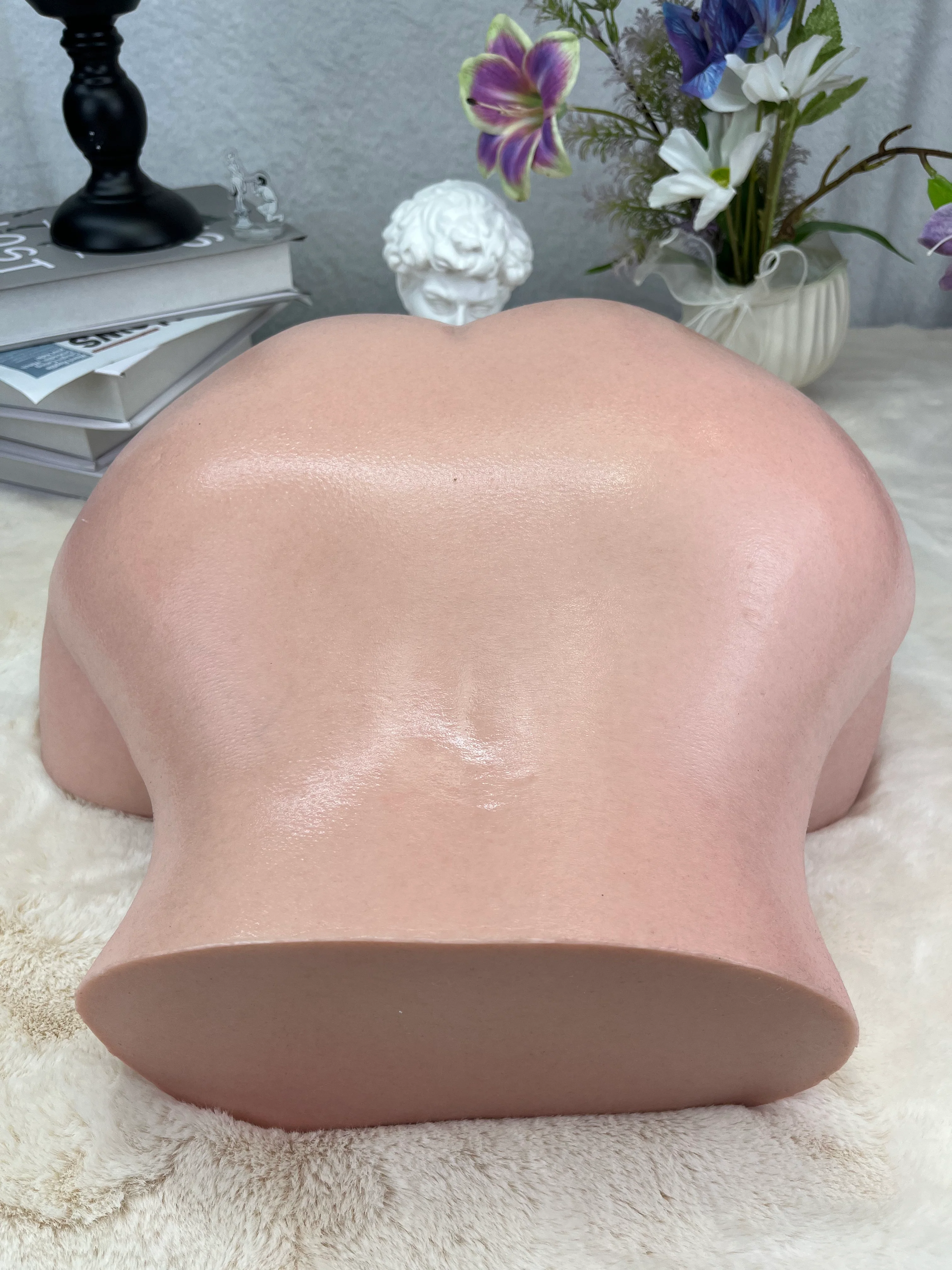 Free Shipping丨18kg/39.7lb 1:1 Molded Platinum Silicone Torso & Hip Model with Dual Channels – Ultra-Realistic Skin Texture, Fuller Proportions - Image 14