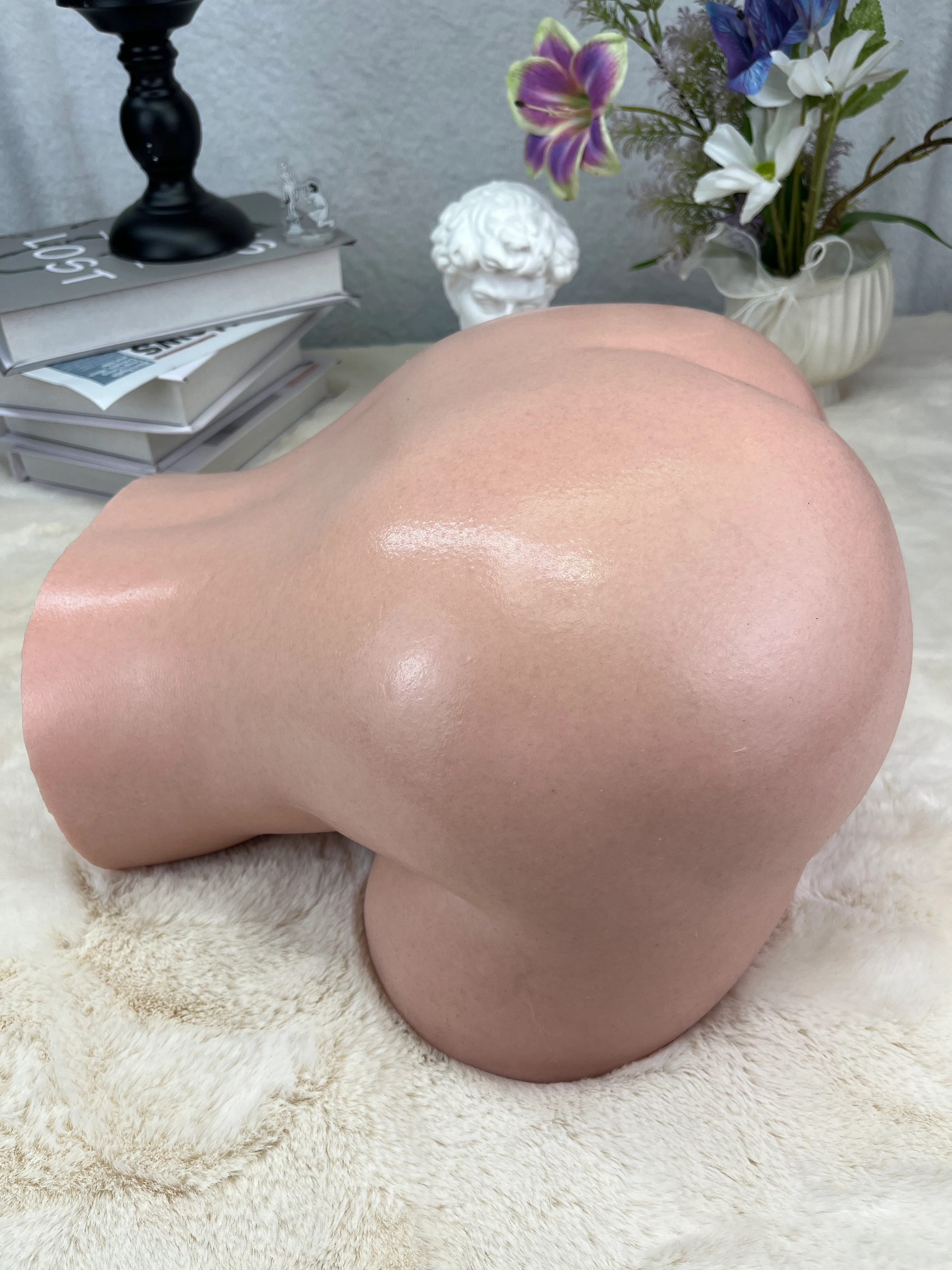 Free Shipping丨18kg/39.7lb 1:1 Molded Platinum Silicone Torso & Hip Model with Dual Channels – Ultra-Realistic Skin Texture, Fuller Proportions - Image 16