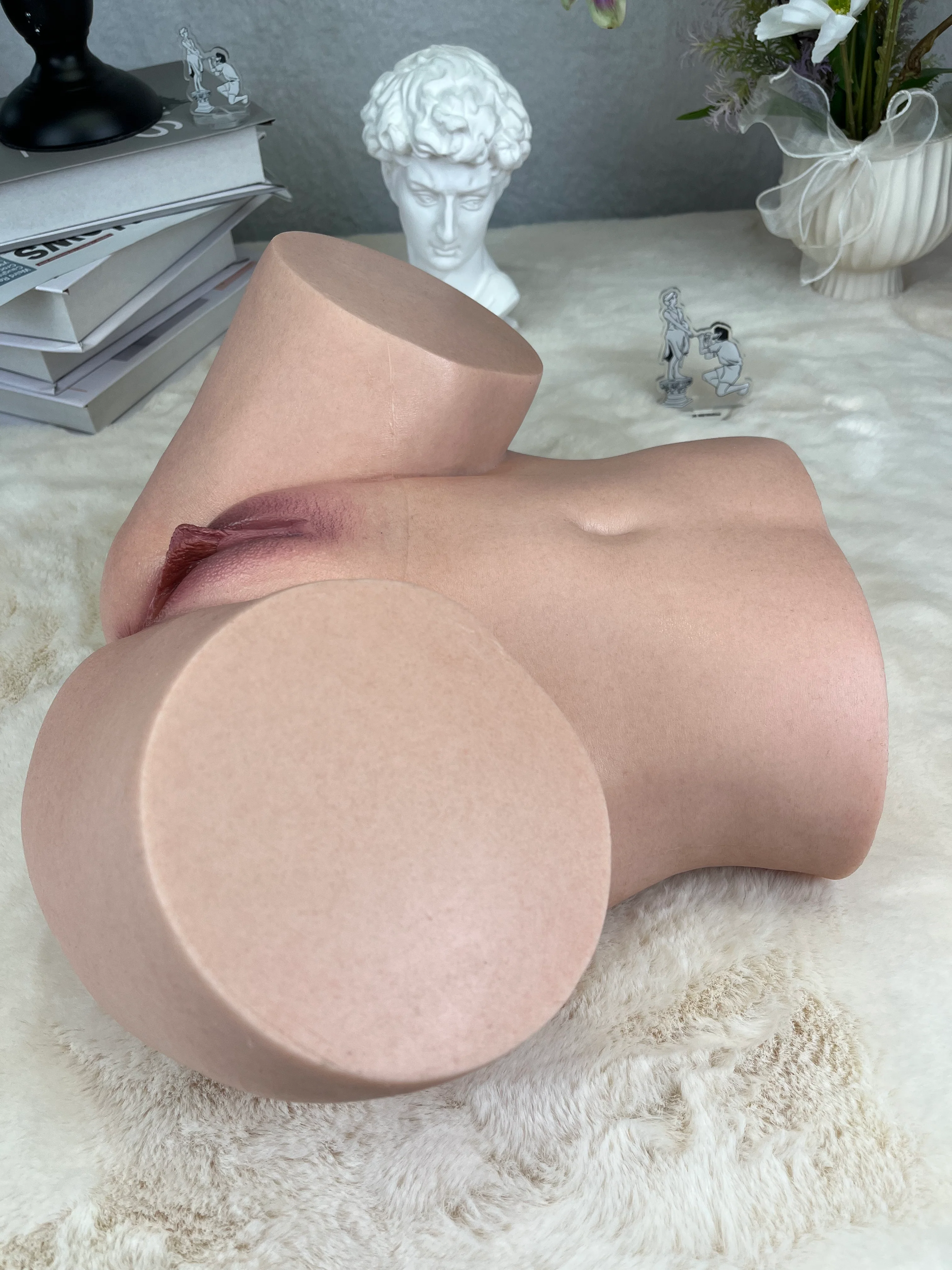 Free Shipping丨12kg/26.5lb 1:1 Molded Platinum Silicone Torso Model with Dual Channels – Ultra-Realistic Skin Texture & True-to-Life Proportions - Image 10