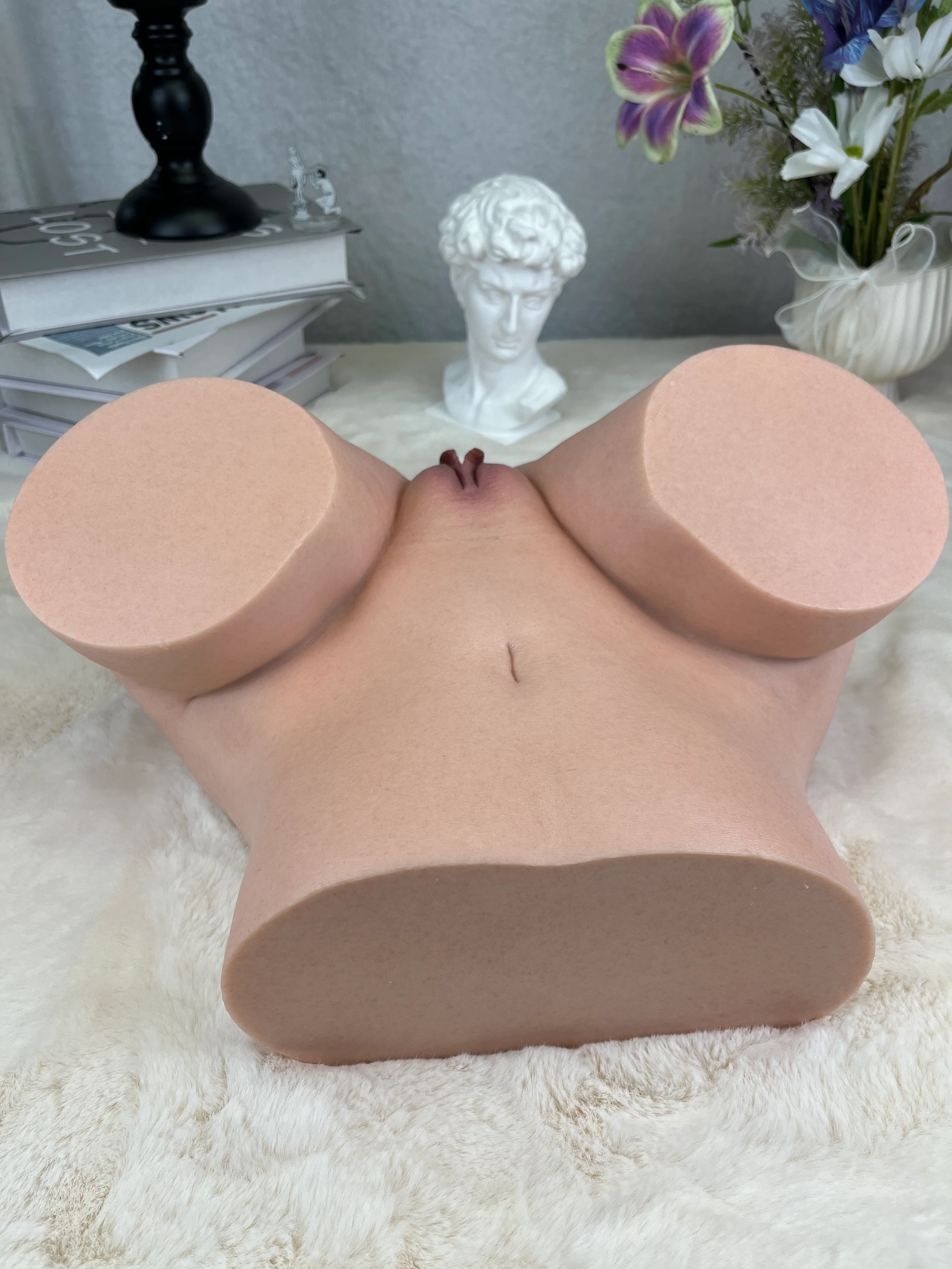 Free Shipping丨12kg/26.5lb 1:1 Molded Platinum Silicone Torso Model with Dual Channels – Ultra-Realistic Skin Texture & True-to-Life Proportions - Image 8