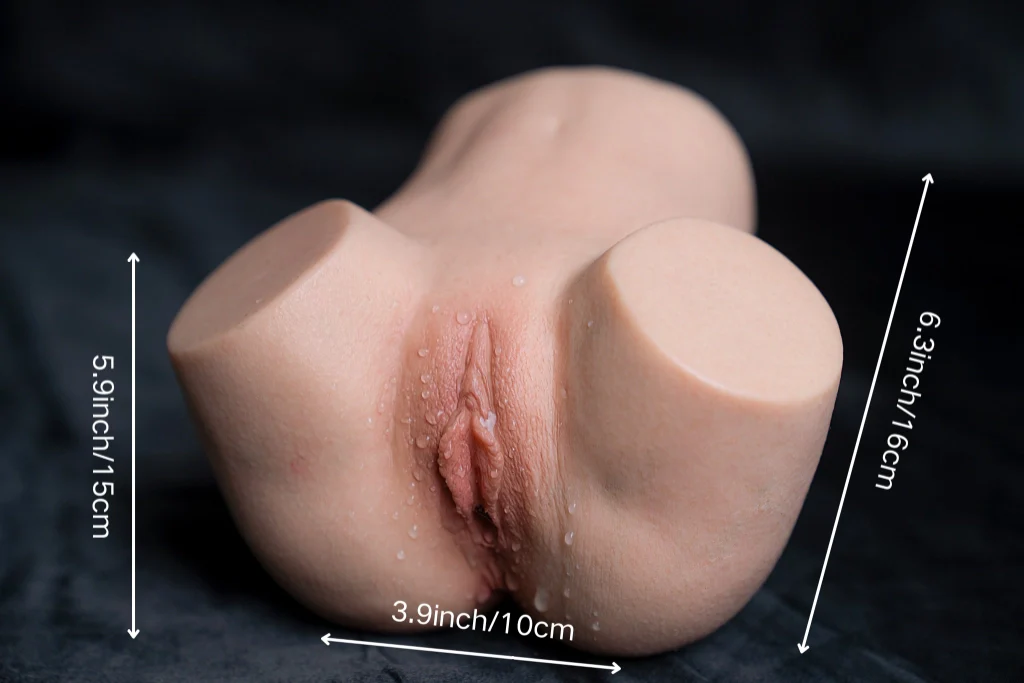 Free Shipping｜1.1kg/2.4lb Medical-Grade Silicone Pocket Vagina & Anus – Ultra-Realistic Skin Texture, Compact & Travel-Friendly - Image 2