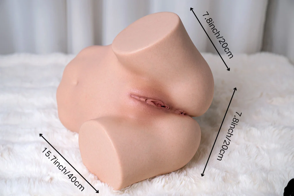 Free Shipping丨11kg/24lb 1:1 Molded Medical-Grade Silicone Pocket Vagina & Anus – Ultra-Realistic Skin Texture - Image 2