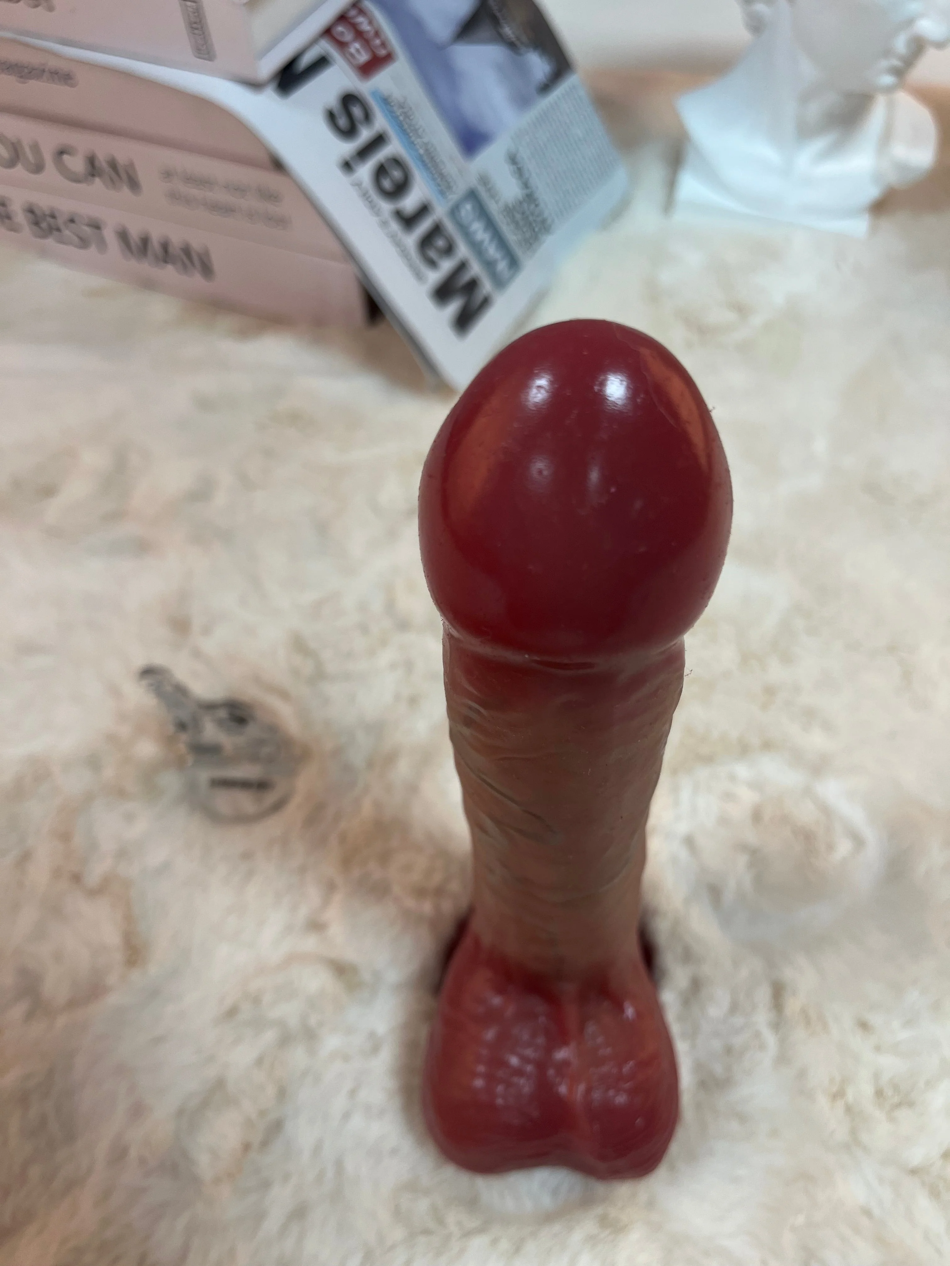460g/1lb Premium Silicone Dildo with Heating, Vibration & Auto Thrusting - Image 4