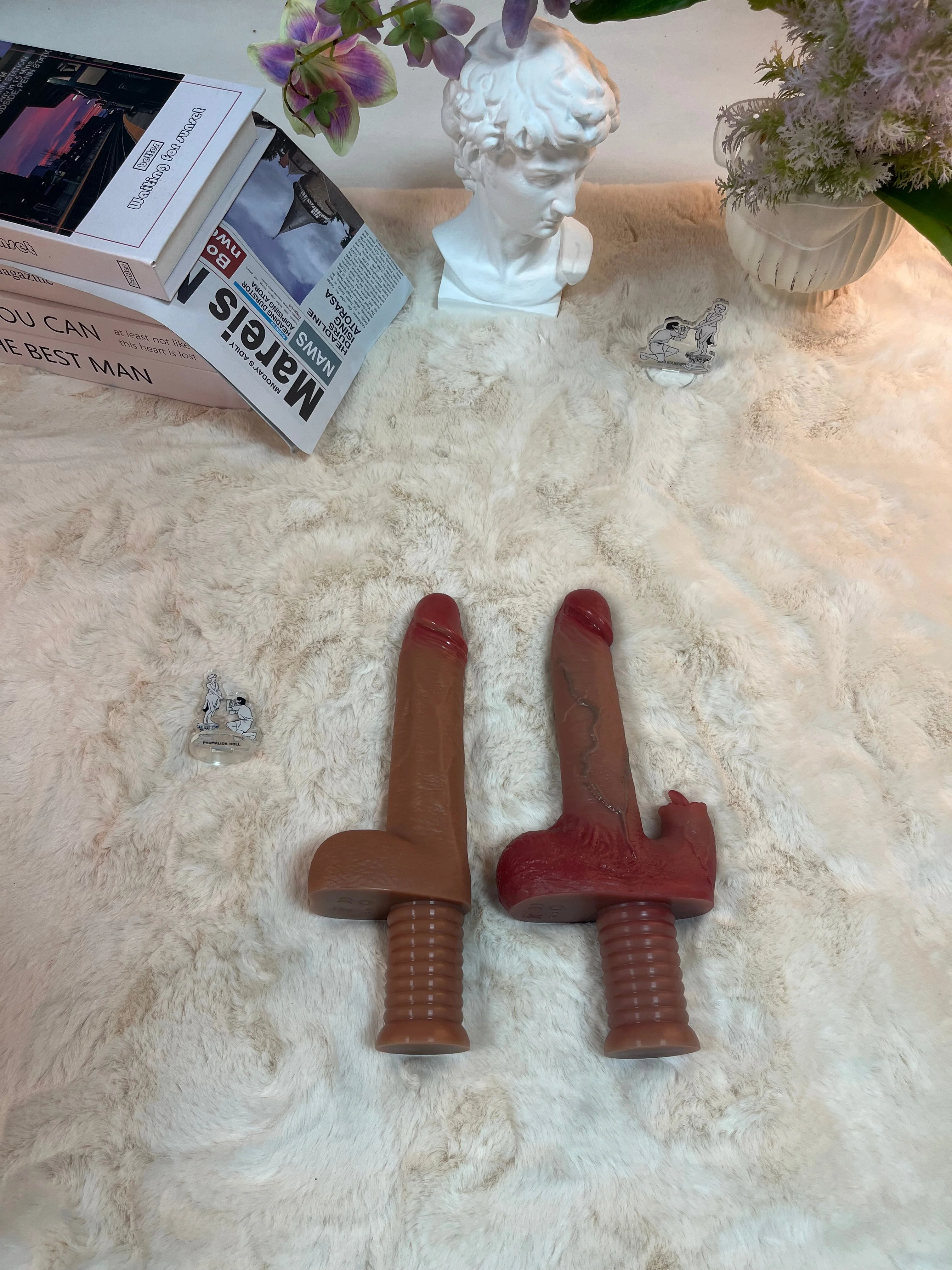 530g/1.17lb Premium Handheld Silicone Vibrator – Smart Tongue Motion & Heating Experience