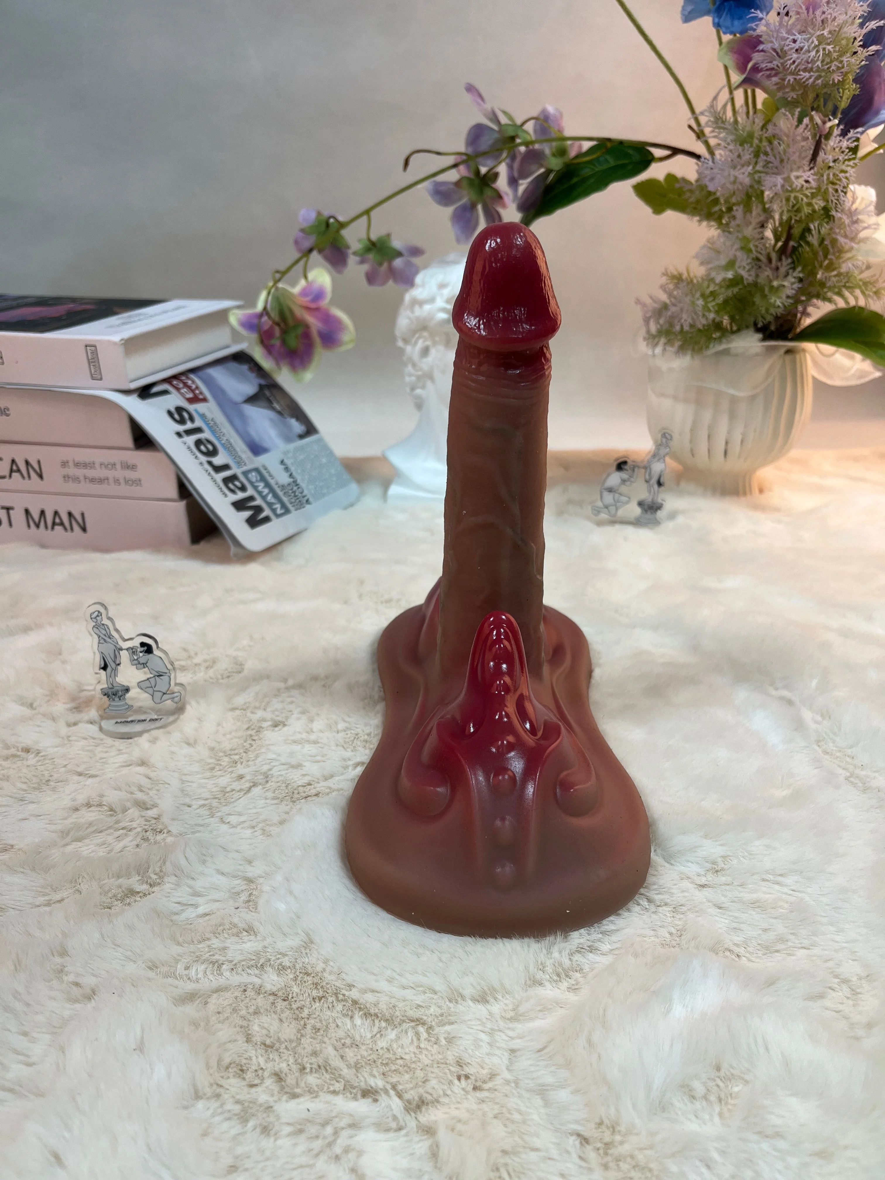 960g/2.12lb Premium Remote-Control Silicone Dildo – Auto Thrusting & Heating  Function - Image 3