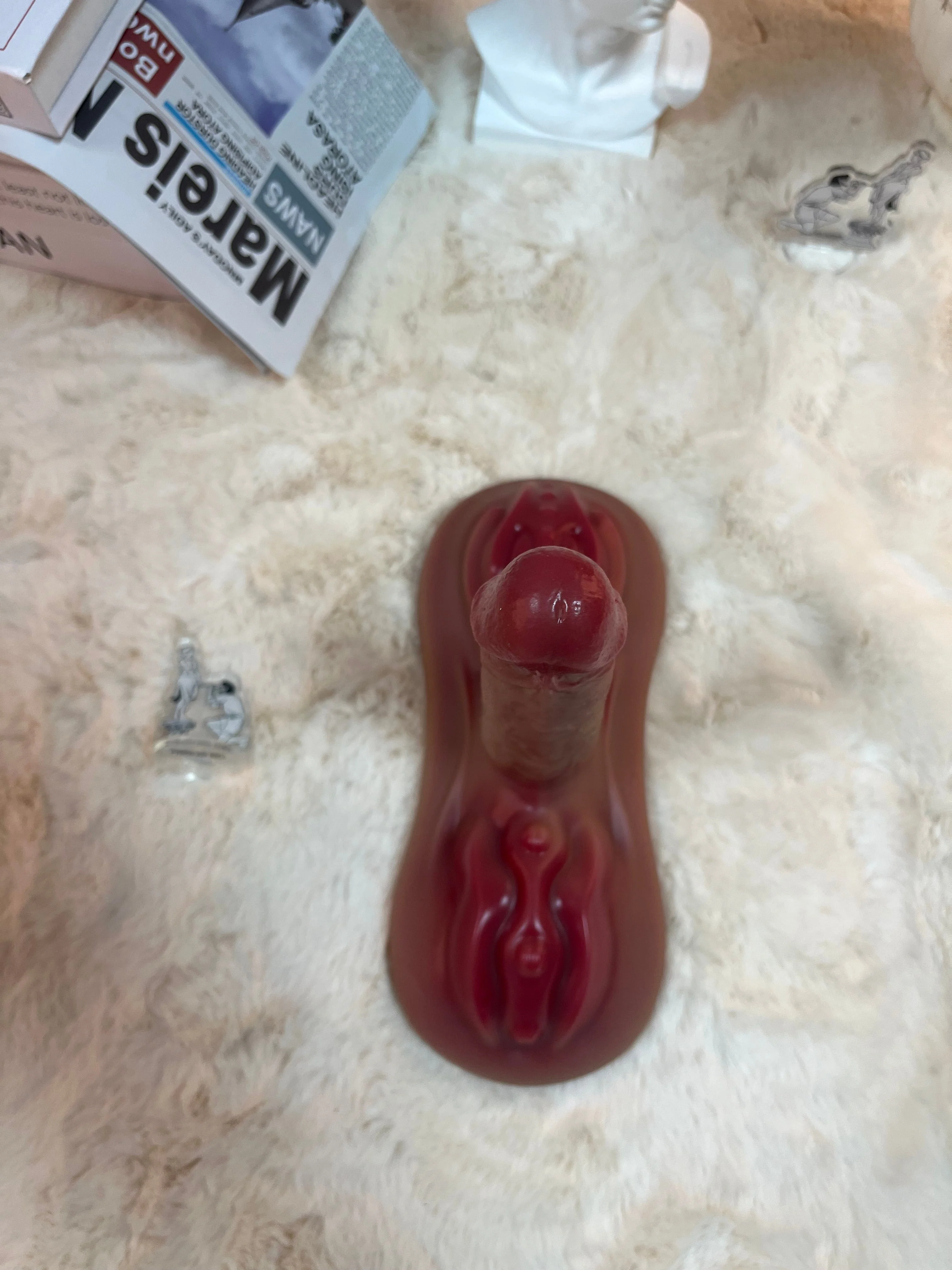 960g/2.12lb Premium Remote-Control Silicone Dildo – Auto Thrusting & Heating  Function - Image 4