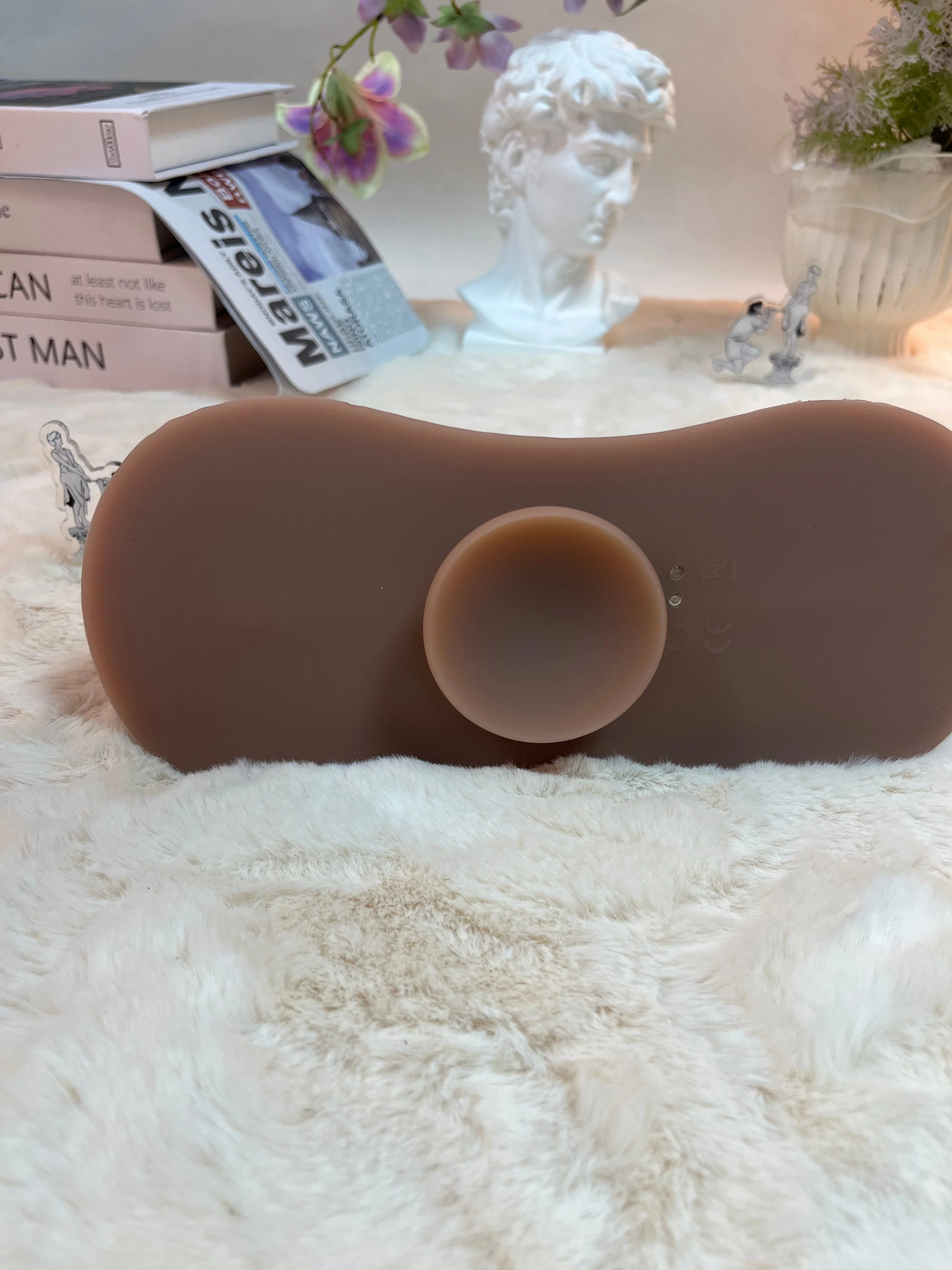 960g/2.12lb Premium Remote-Control Silicone Dildo – Auto Thrusting & Heating  Function - Image 6