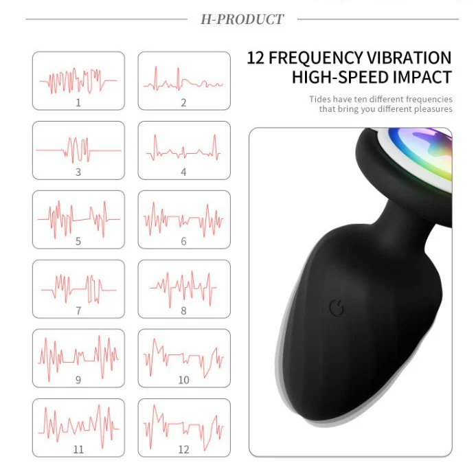 silicone luminous anal plug - Image 2