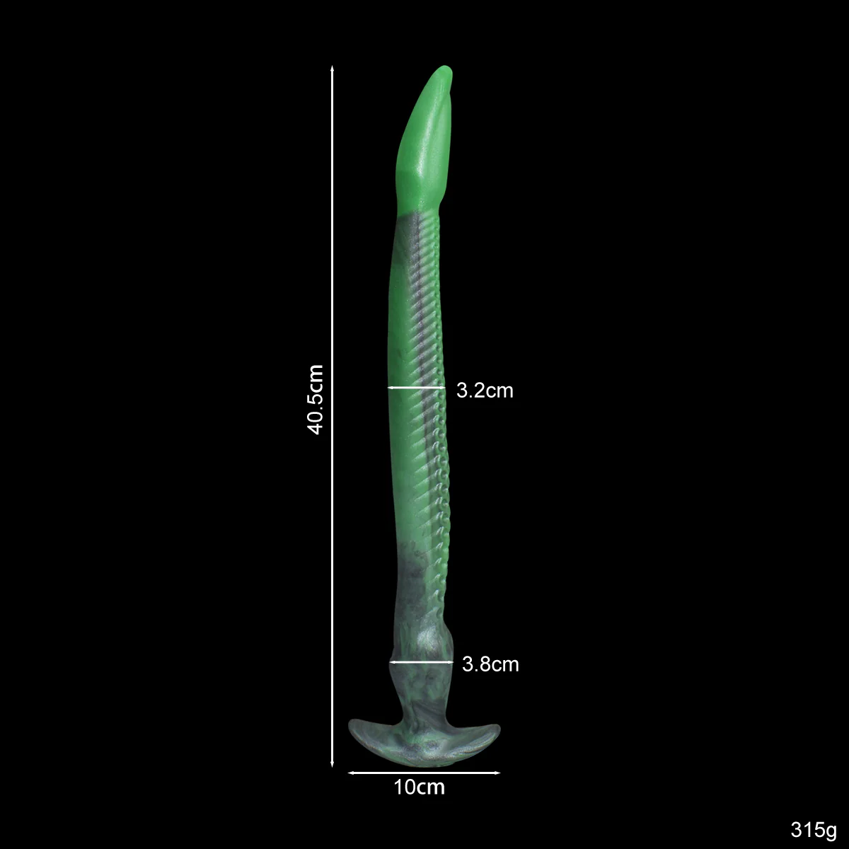 Dark green eel, suitable for both vaginal and anal use - Image 7