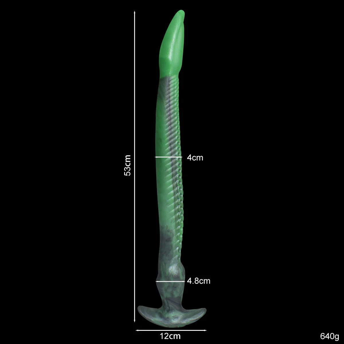 Dark green eel, suitable for both vaginal and anal use - Image 8
