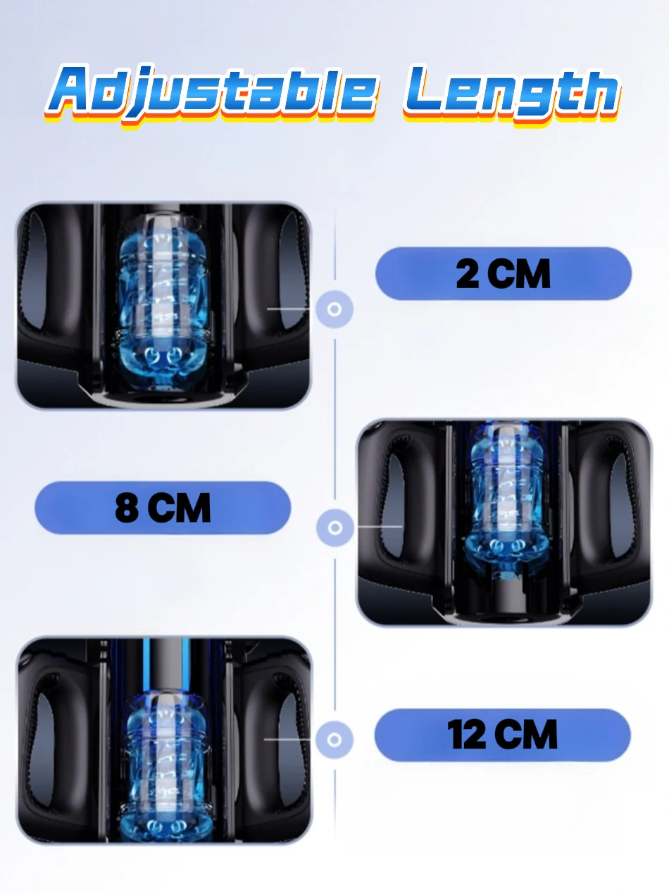 Free Shipping丨Electric Male Masturbator with 12 Thrusting Mold&Frequencies + Free Phone Stand for Movie Pairing + Headphone Jack Included - Image 2