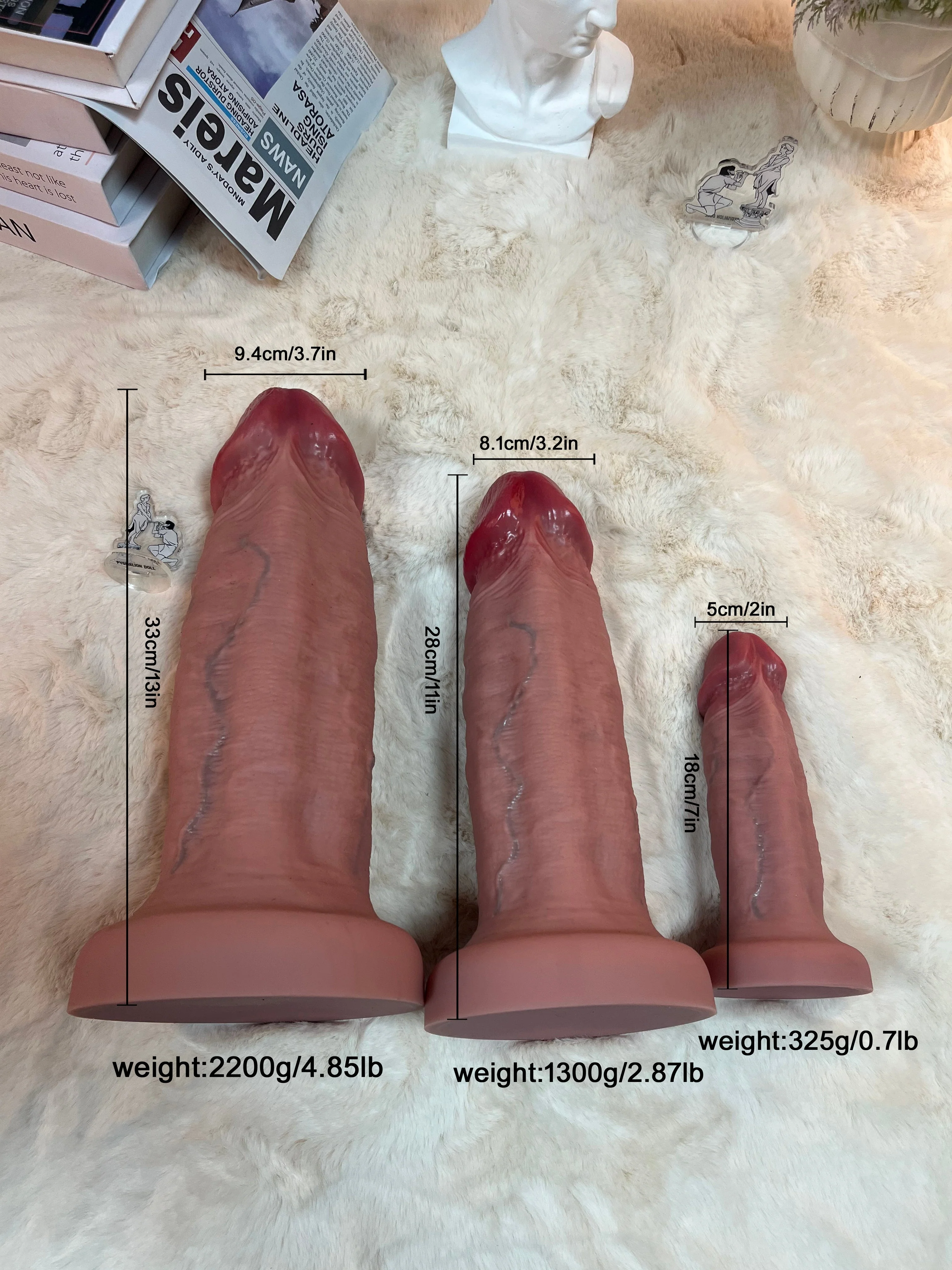 2200g/4.85lb Extra Large Silicone Dildo – Premium Body-Safe Design - Image 2