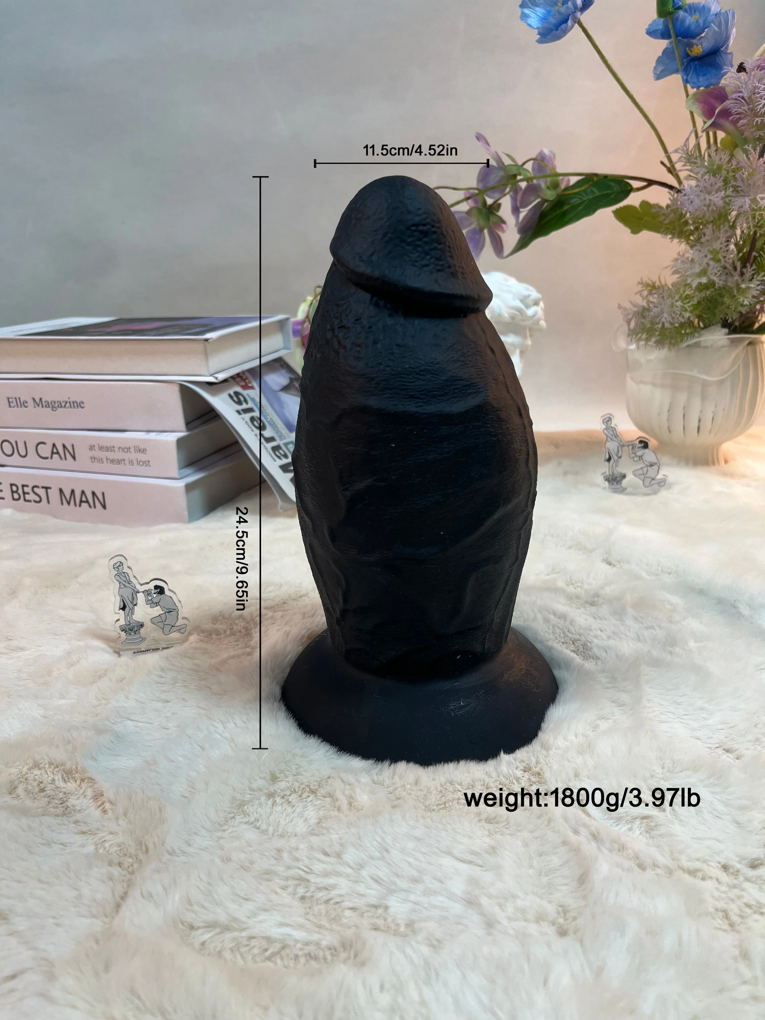 1800g/3.97lb Extra Large Silicone Dildo – Premium Body-Safe Design - Image 2