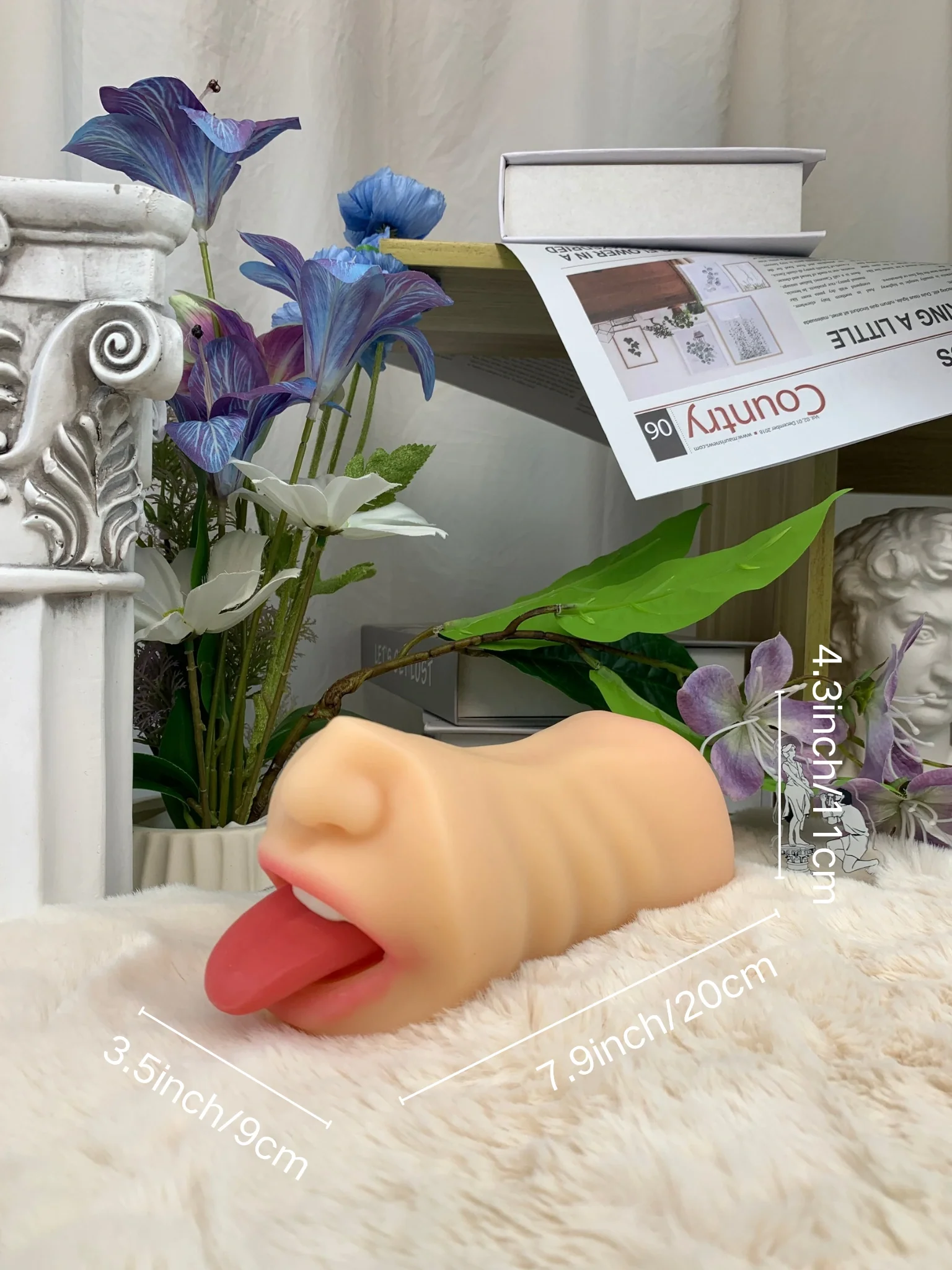 Free Shipping丨Flesh-Toned Pocket Pussy with Teeth and Tongue and Lifelike Oral Sensations - Image 2