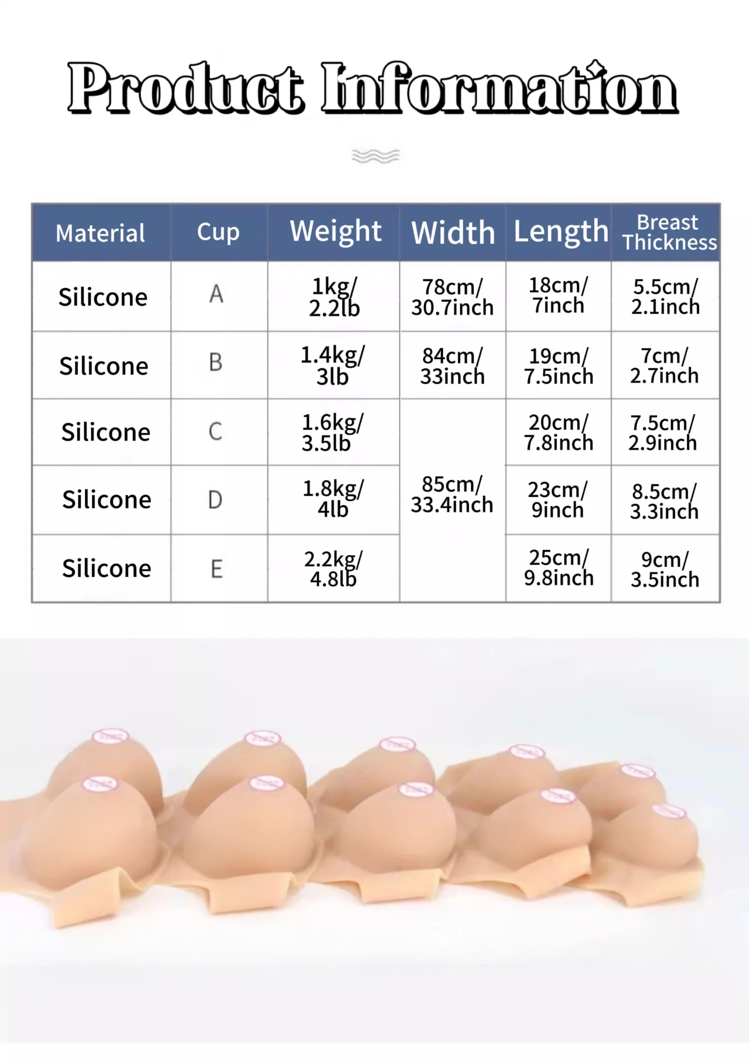 Free Shipping丨Breastplate, A-E Cup Breast Forms - Image 5