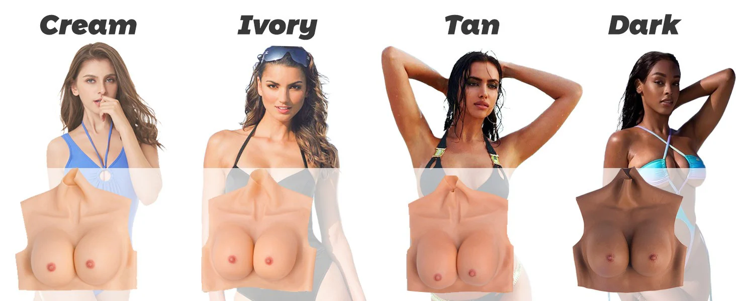 Free Shipping丨Fake Breast, B-H Cup Breast Forms - Image 2