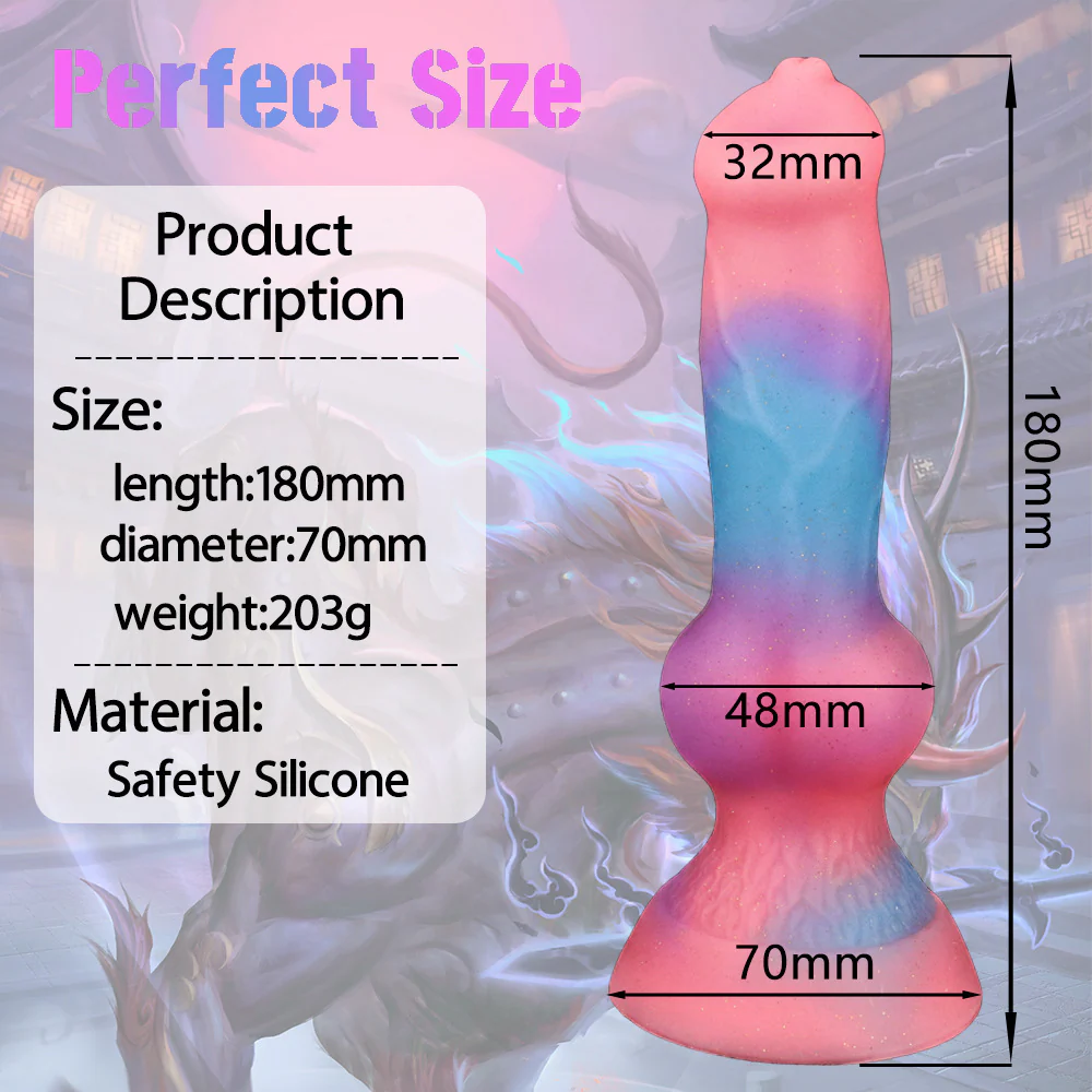 Free shipping丨Colorful Noctilucent Dildo with Strong Suction Cup, Adult Toy for Women - Image 4