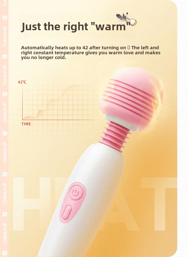 Inducing AV Vibrator Upgrade Warm Female Masturbation Products Sex Toys Masturbator - Image 3