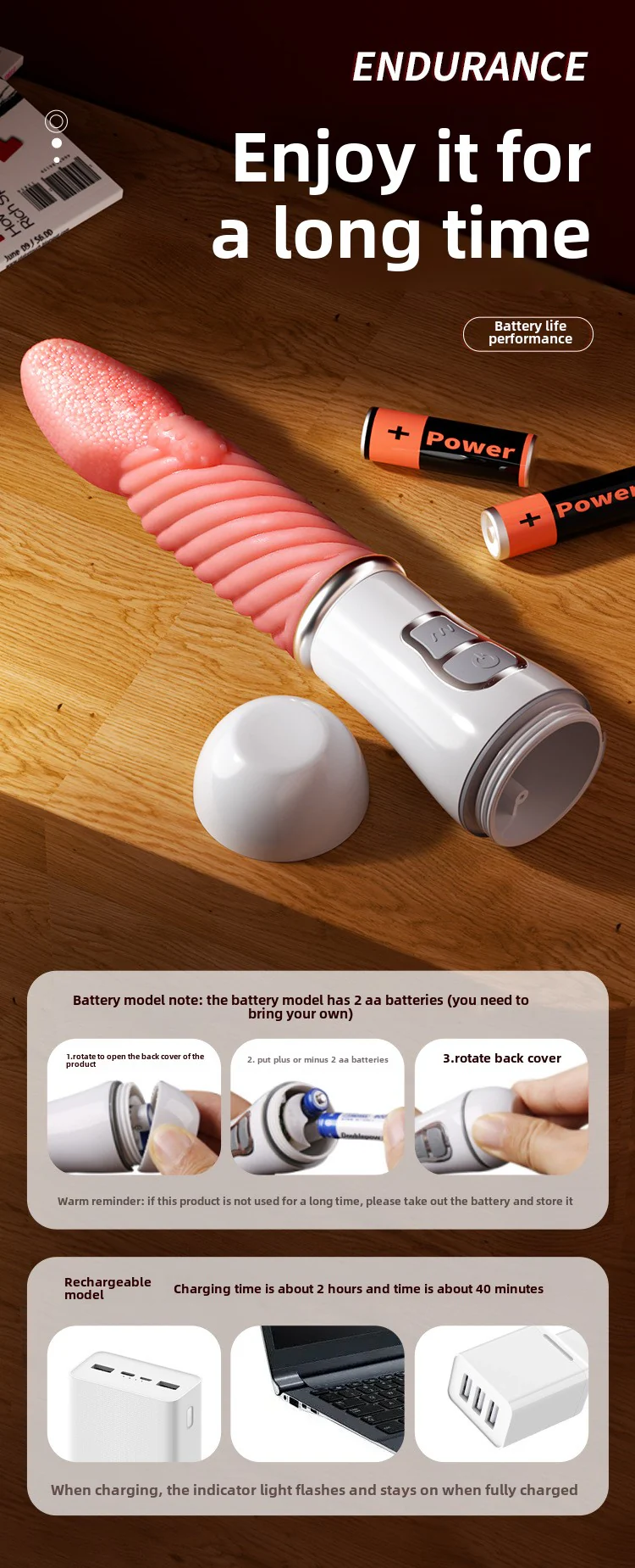 Strong shock tongue licking tongue adult sex products female vibrator - Image 4