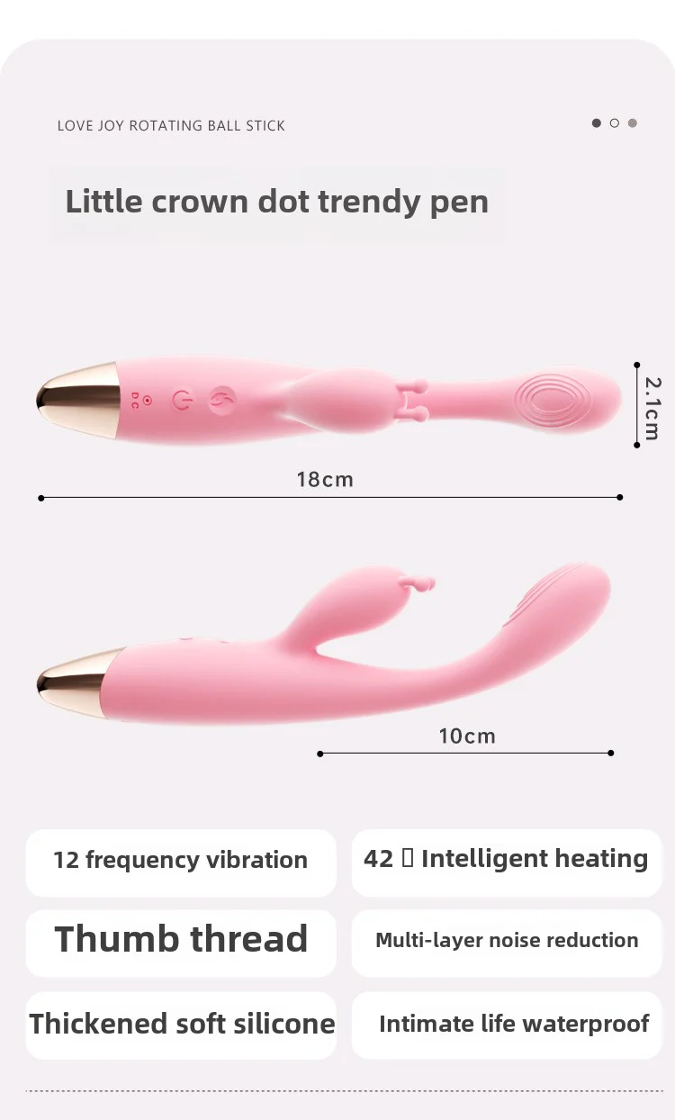 Double shock heating point Tide pen Female appliance Vibrator Clitoral stimulation - Image 3