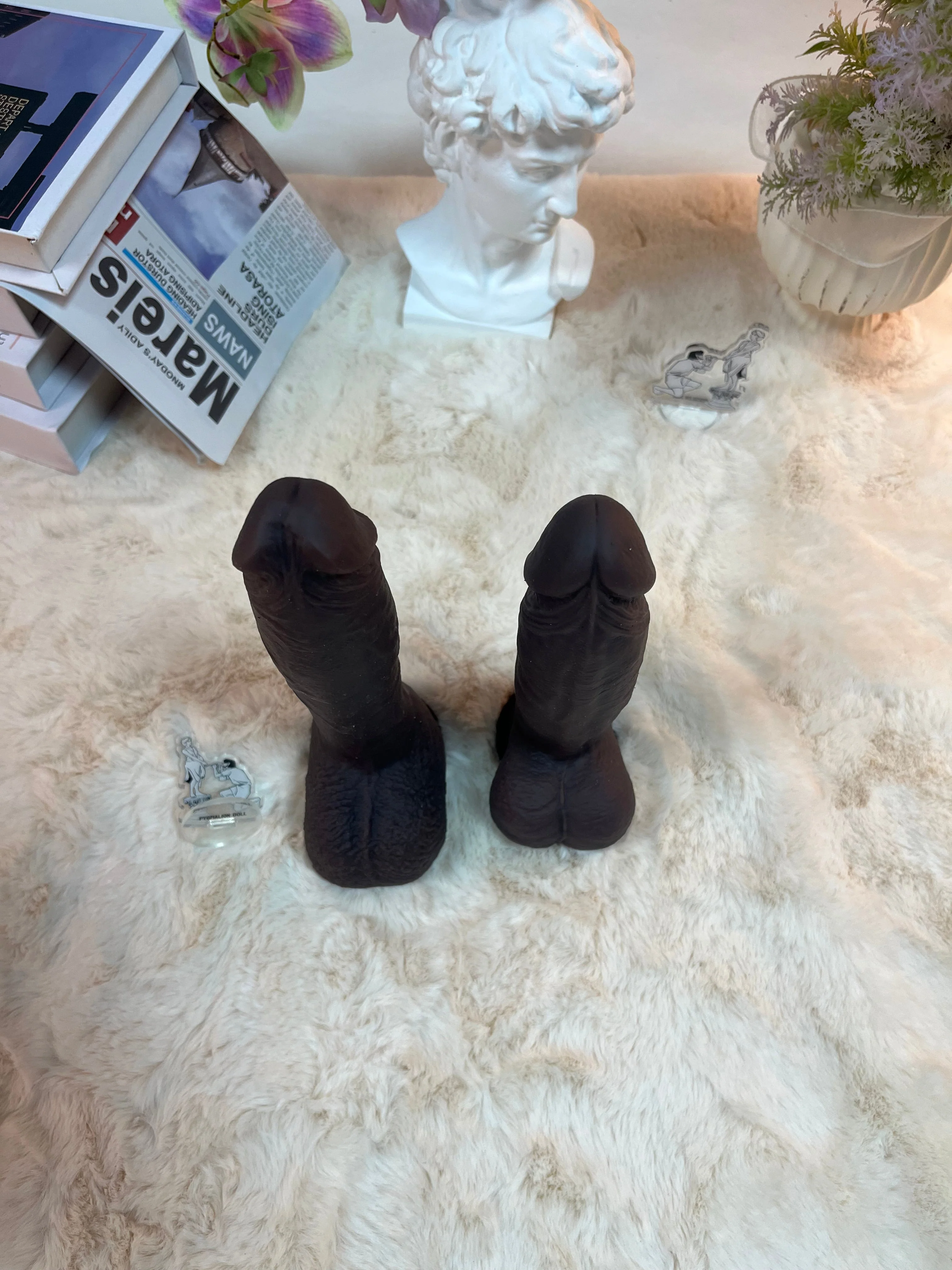 575g/1.27lb Premium Silicone Dildo with Heating, Vibration & Auto Thrusting - Image 4