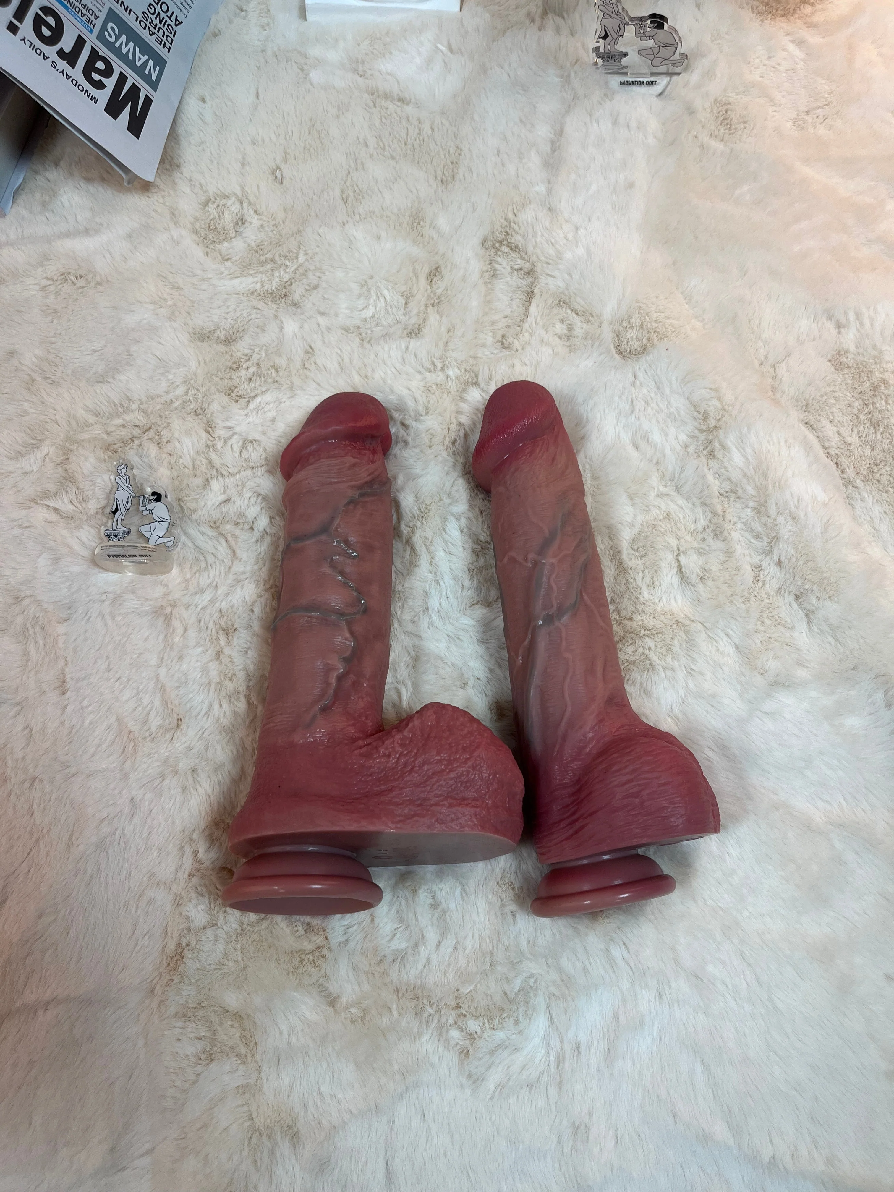 450g/0.99lb Premium Silicone Dildo with Heating, Vibration & Auto Thrusting - Image 6