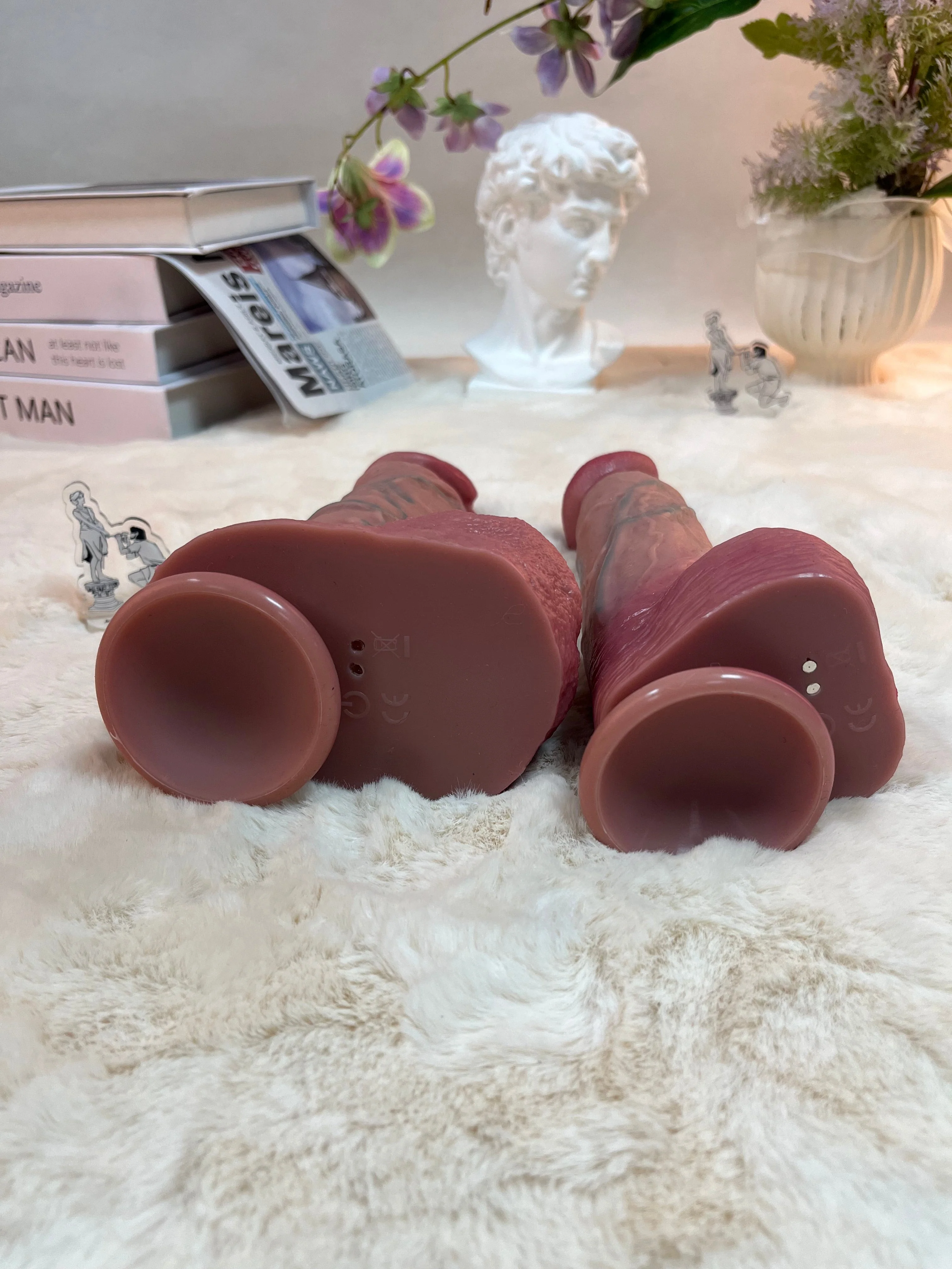 450g/0.99lb Premium Silicone Dildo with Heating, Vibration & Auto Thrusting - Image 7