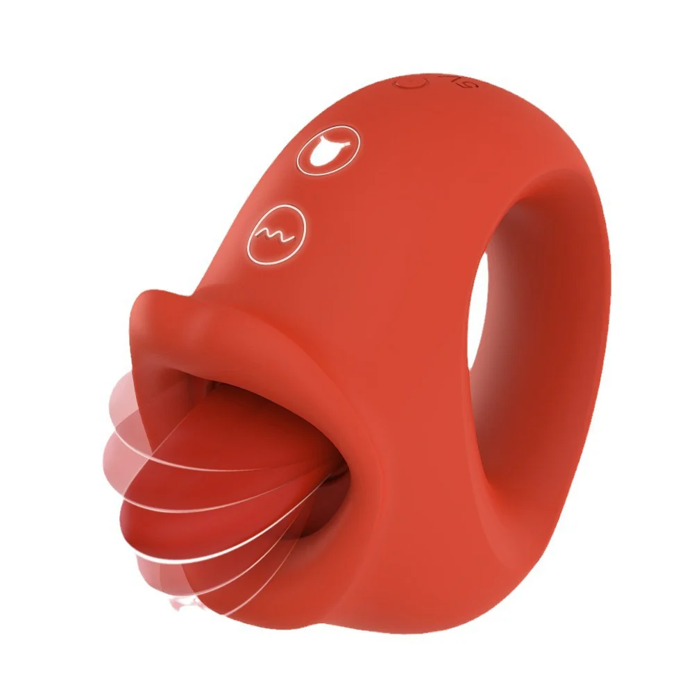 Female vibrating tongue licking masturbator electric tongue cunnilingus - Image 5