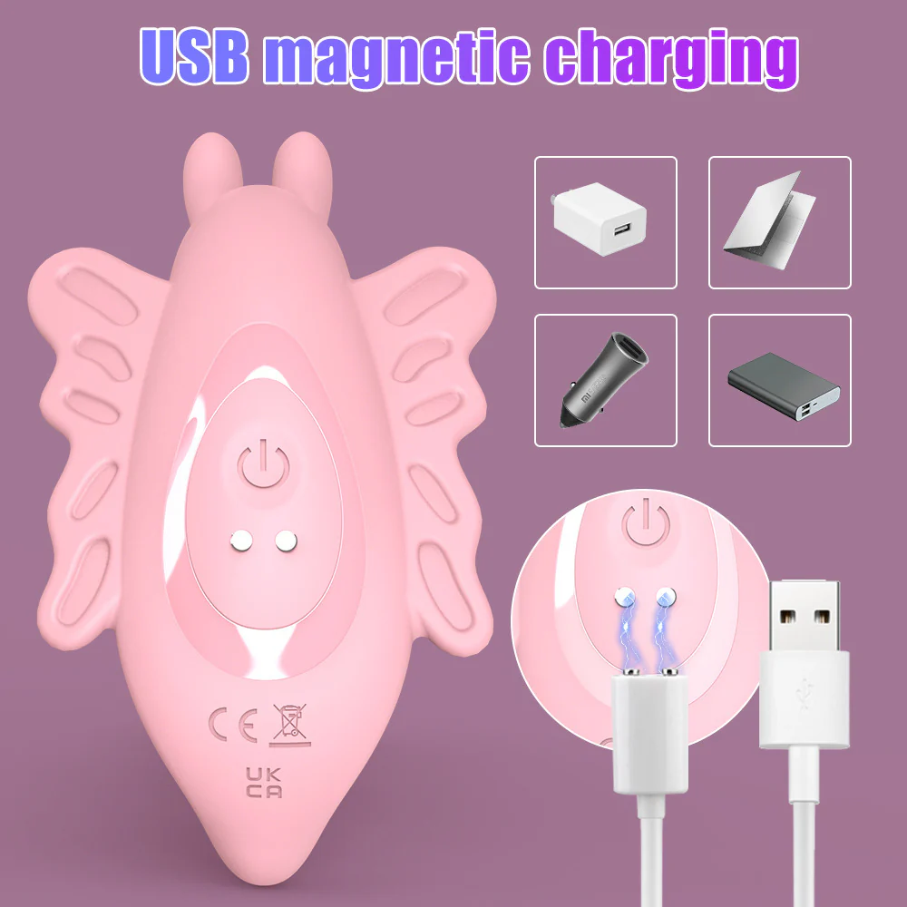 Female going out masturbator pulling rechargeable massager - Image 3