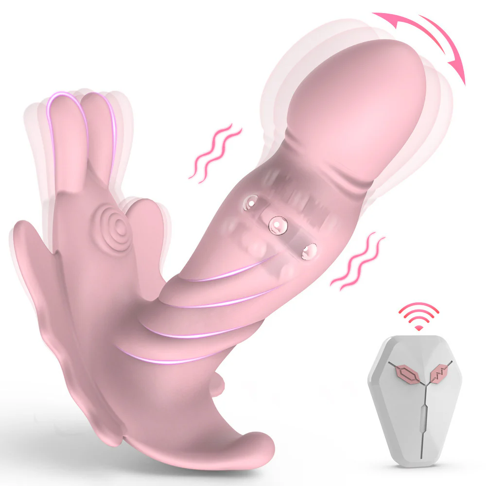 Female going out masturbator pulling rechargeable massager - Image 5